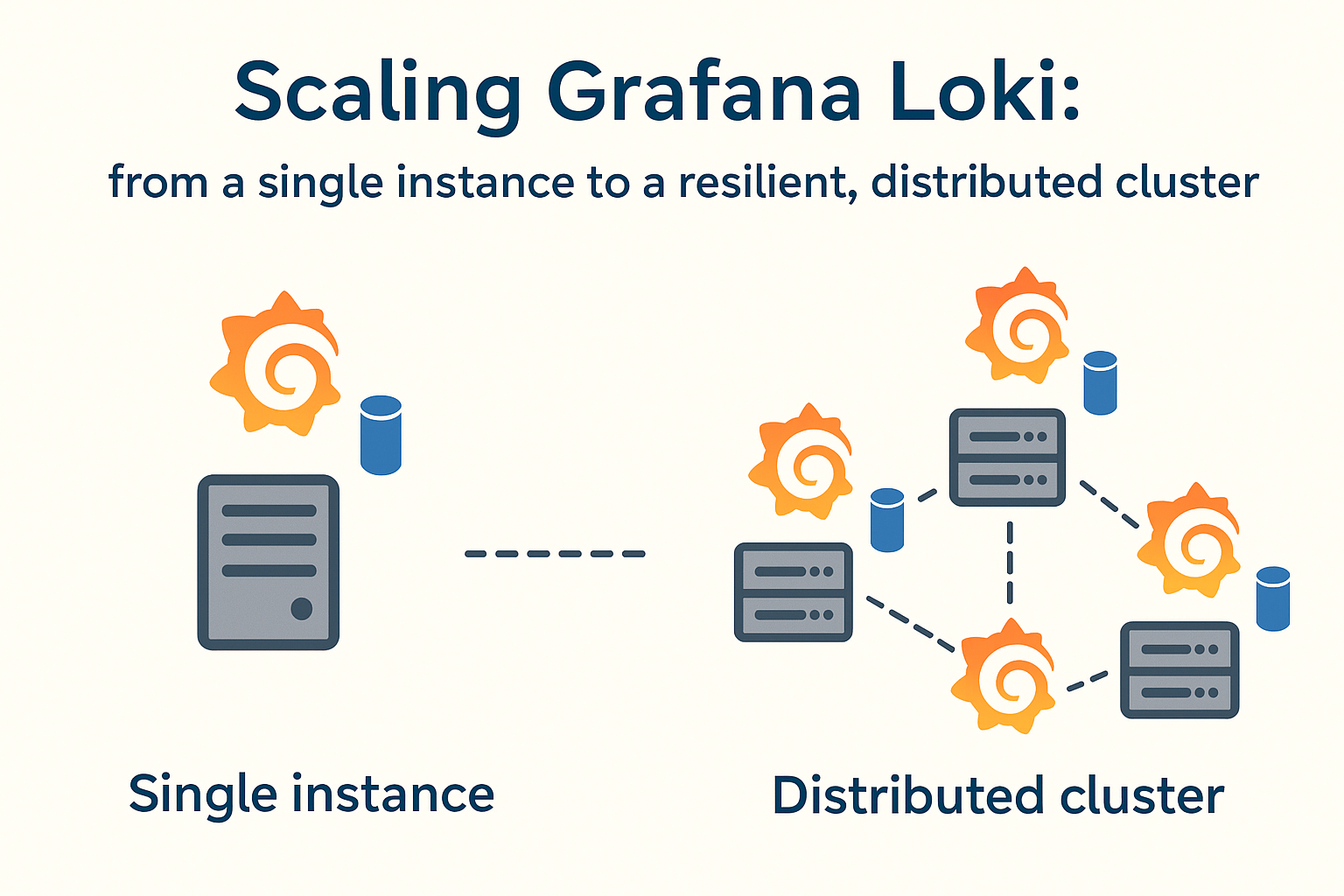 Distributed Loki architecture